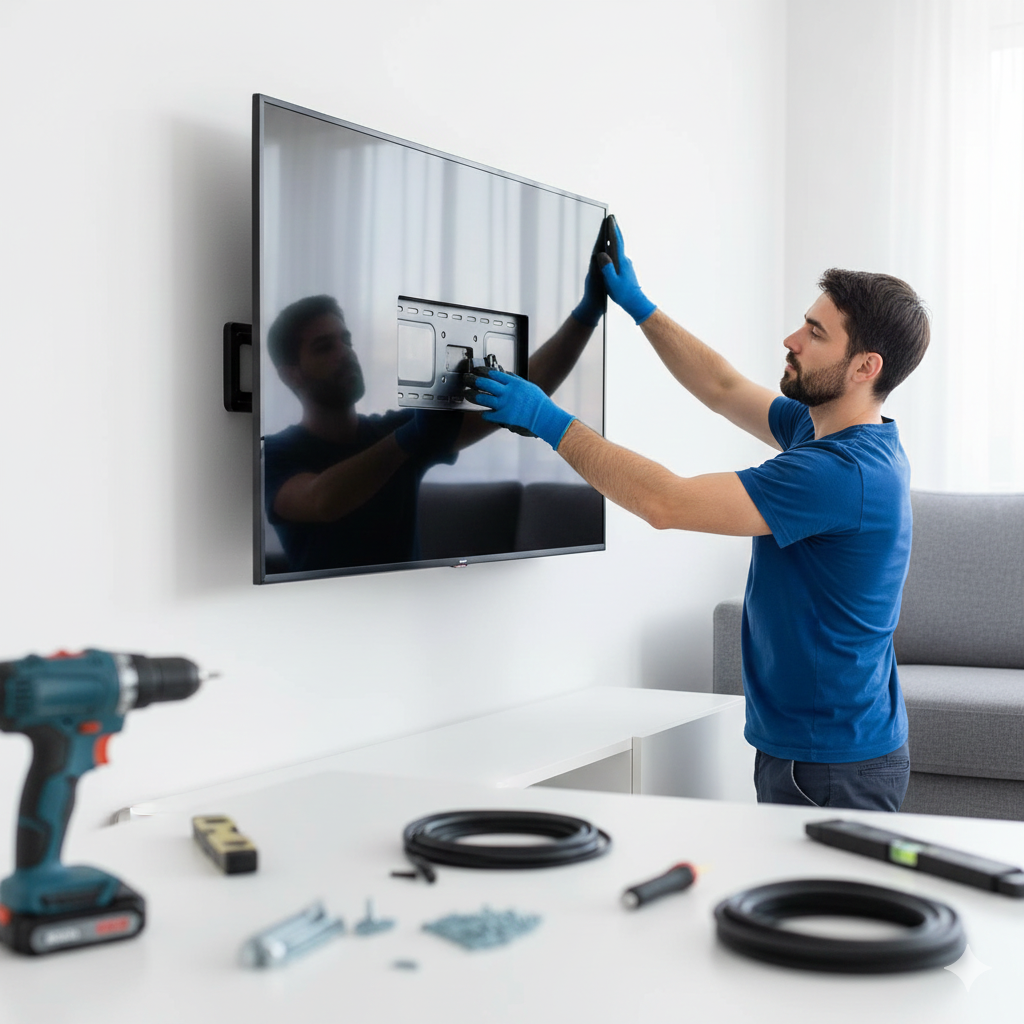 rofessional TV mounting service in Houston and Katy TX